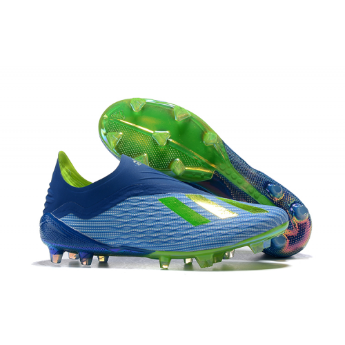 AD X 18+ FG Soccer Cleats-Blue&Green