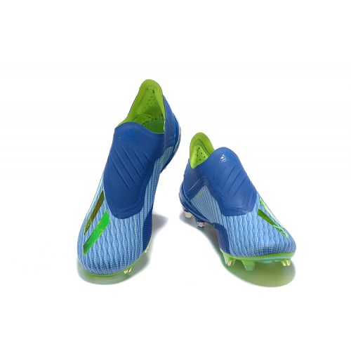 AD X 18+ FG Soccer Cleats-Blue&Green - goaljerseys